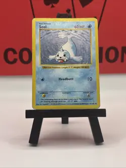 Seel 41/102 Base Set SHADOWLESS Regular Common Pokemon TCG 1999 WOTC HP - Image 2