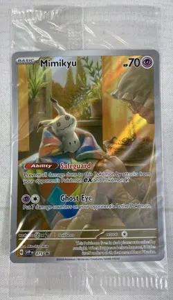 Mimikyu SVP 075 SEALED Black Star Promo Pokemon Paldean Fates ETB Holo NM - Image 1