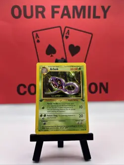 Arbok 31/62 Fossil WOTC 1st edition Pokemon TCG Regular Uncommon 1999 MP - Image 1