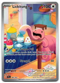 Lickitung 180/162 - 🌊 Temporal Forces Illustration Rare Pokemon TCG 🖤 - LP - Image 1