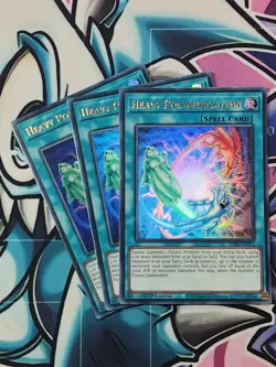 YUGIOH X3 RA05-EN071 Heavy Polymerization Ultra Rare 1ST EDITION PLAYSET - Image 1