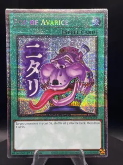 Pot Of Avarice RA05-EN114 Starlight Rare 1st Edition Yugioh Rarity Collection 5 - Image 1