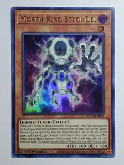 Yugioh Morph King Stygi-Gel KICO-EN018 Ultra Rare 1st Edition New - Image 1