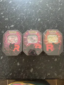 Pokemon TCG Team Rocket Tins Full Set of 3 - New & Sealed ✅🚚 - Image 1