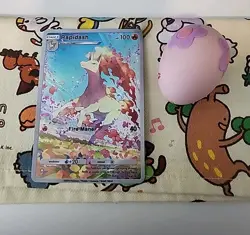 ART CARD ~ Pokemon Pocket TCG Rapidash Illustration Immersive TEXTURED ~ - Image 2