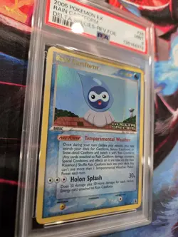 PSA 9 MINT Rain Castform Reverse Holo EX Delta Species #26 Pokemon Card - Image 2