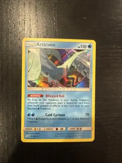 Pokemon TCG SM Team Up 32/181 Articuno Holographic Rare Card - Image 1