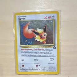 Pokemon Eevee Wotc Promo 11/53 Holo Promo 30 HP English Card 2000 - Image 1