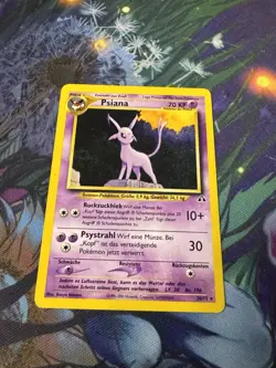 Pokemon Card Neo Discovery Rare 2000 20/75 German Psiana/Espeon - Image 1