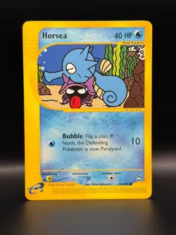 Horsea 84/147 Common Aquapolis Pokemon Card - Image 1