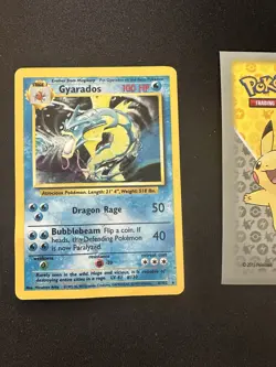 Pokemon Card Gyarados 6/102 Base Set Unlimited Holo Rare 1999 133🔥HP🔥 - Image 1