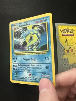 Pokemon Card Gyarados 6/102 Base Set Unlimited Holo Rare 1999 133🔥HP🔥 - Image 2