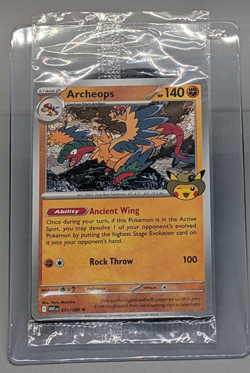 Pokemon Fossil Museum: Chicago Field Museum Archeops Promo Card SEALED - Image 1
