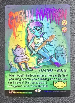 MTG Goblin Matron (Rainbow Foil) Secret Lair Drop Series (SLD) #1312 NM Magic - Image 1