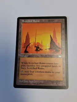 MTG Scorched Ruins Weatherlight (S) - Image 1