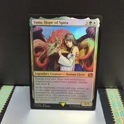 MTG Yuna, Hope of Spira FOIL #0250 Final Fantasy Mythic NM/M - Image 1