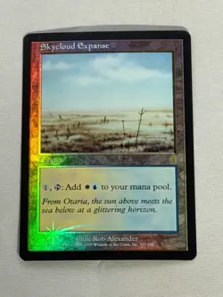 MTG FOIL Skycloud Expanse Odyssey Magic the Gathering - Image 1