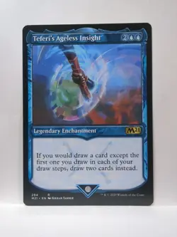 MTG Teferi’s Ageless Insight M21 Core Set 2021 294 Rare Showcase - Image 1