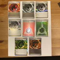 Pokemon Tcg Holo Energy Lot (8 Cards) Mixed Sets - Image 1
