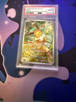 Pokemon Eevee TCG 173 Holo Promo Prismatic Evolutions ETB, PSA 10 - Image 1