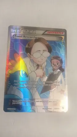 Pokemon TCG Fossil Researcher 110/111 Full Art Holo Ultra Rare XY Furious Fists - Image 1