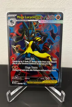 Pokemon - Mega Lucario ex - 160/132 ME01: Mega Evolution - Ultra Rare - NM - Image 1