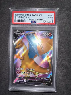Pokemon TCG Charizard V SWSH Black Star Promo SWSH050 Holo Promo - Image 1