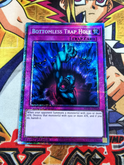 Bottomless Trap Hole mp25-en018 1st Edition (NEW) Starlight Rare Yu-Gi-Oh! - Image 1
