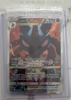 Lucario VSTAR SWSH291 SWSH Promo Holo English 270 HP Factor FACTORY SEALED - Image 1