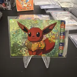 Pokemon EEVEE Pocket Monsters Holo Prism Vending Sticker #14 - Image 1