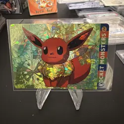 Pokemon EEVEE Pocket Monsters Holo Prism Vending Sticker #14 - Image 4