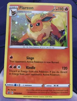 The Pokemon Company Flareon SWSH041 SWSH Sword & Shield Promo Holo 110HP Eng - Image 1