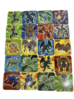 Yu-Gi-Oh! Panini Staks Magnets Lot Of 70 And 16 Foils - Image 2