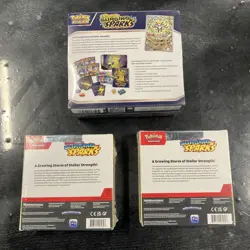 LOT OF 3 - Pokemon TCG Scarlet Violet Surging Sparks ETB + 2 Booster Bundles - Image 5