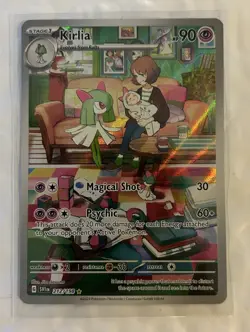 Pokemon TCG Kirlia 212/198 Illustration Rare Holo Full Art SV01 English 90 HP - Image 1