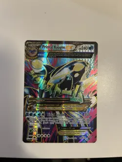 Pokemon Primal Kyogre EX Full Art Ultra Rare Holo Card 149/160 MP/LP Condition - Image 4
