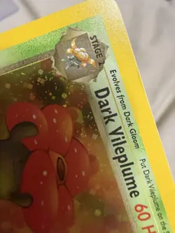 Dark Vileplume Holo 13/82 Team Rocket - Rare Vintage 2000 WOTC Pokemon Card - NM - Image 3