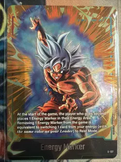 Bandai Dragon Ball Super Card Game Energy Marker E-127 Son Goku - Image 1