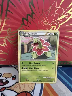 Meganium 26/123 HeartGold SoulSilver Rare Pokemon Card - Image 1