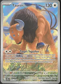 Tauros 096/086 Me04: Chaos Rising Holo - Pokemon Card - Image 1