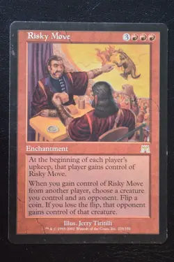 Magic The Gathering MTG RISKY MOVE Onslaught LP Lightly Played - Image 1