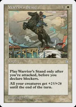 Warrior's Stand Portal Three Kingdoms NM White Uncommon MAGIC CARD ABUGames - Image 1