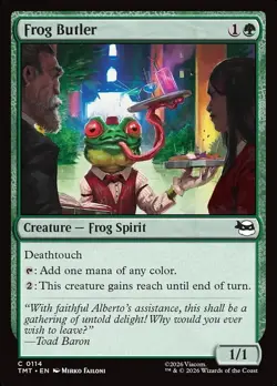 MTG Magic TMT TMNT - 1x EN NM 0114 C Frog Butler - Image 1
