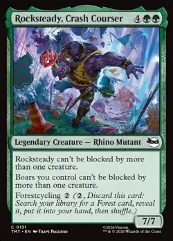 MTG Magic TMT TMNT - 1x EN NM 0131 C Rocksteady, Crash Courser - Image 1