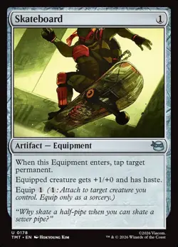 MTG Magic TMT TMNT - 1x EN NM 0178 U Skateboard - Image 1