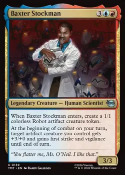 MTG Magic TMT TMNT - 1x EN NM 0139 U Baxter Stockman - Image 1