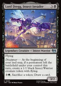 MTG Magic TMT TMNT - 1x EN NM 0065 U Lord Dregg, Insect Invader - Image 1