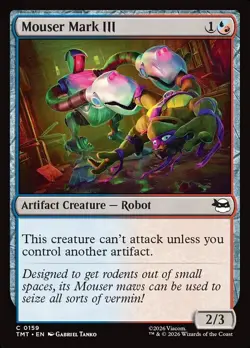 MTG Magic TMT TMNT - 1x EN NM 0159 C Mouser Mark III - Image 1