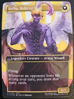 Kefka, Court Mage (0543) (Borderless) (Regular) Final Fantasy Foil Playtest Card - Image 2