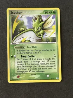 Scyther 29/112 Rare FireRed & LeafGreen Pokemon NM - Image 1